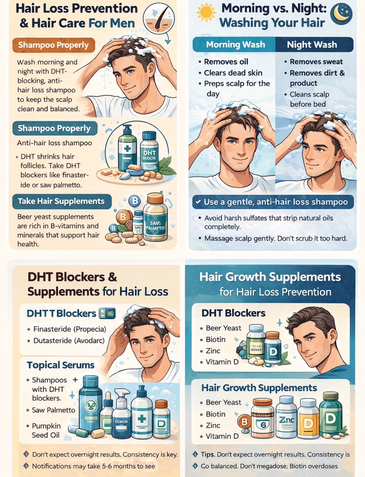 male hair loss prevention
