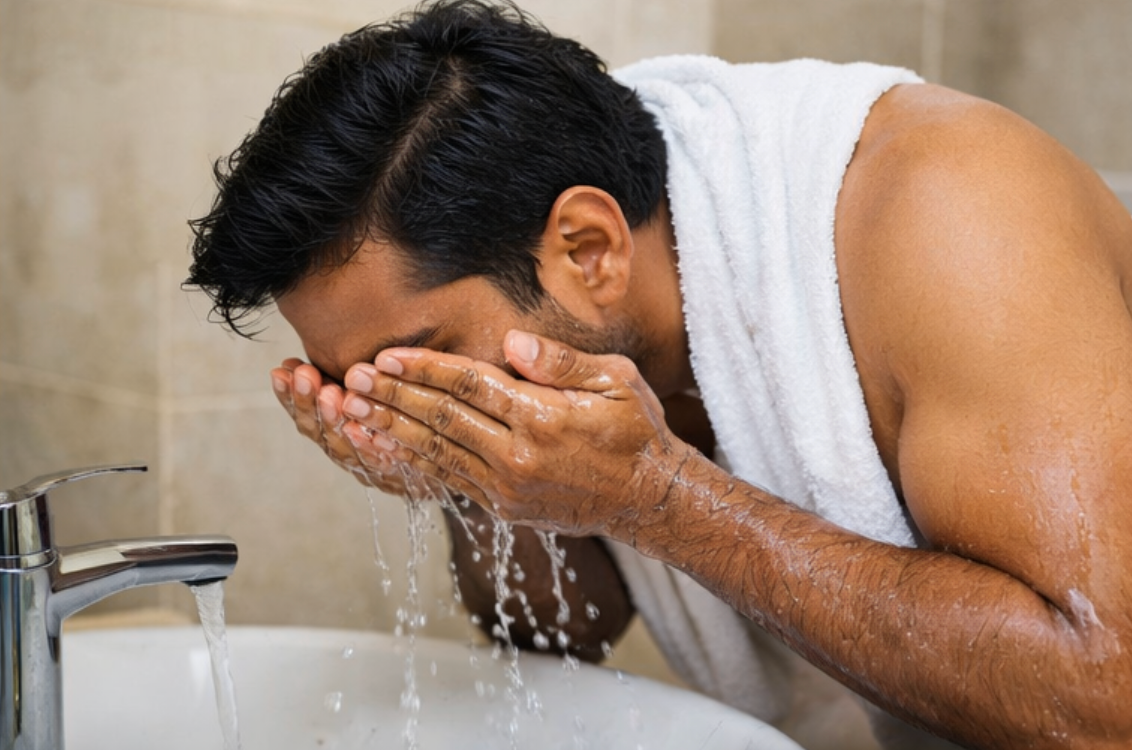 washing face frequency