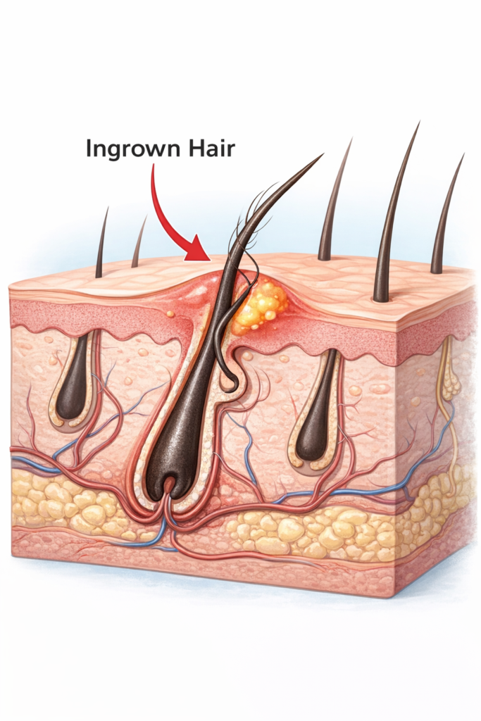 ingrown hair