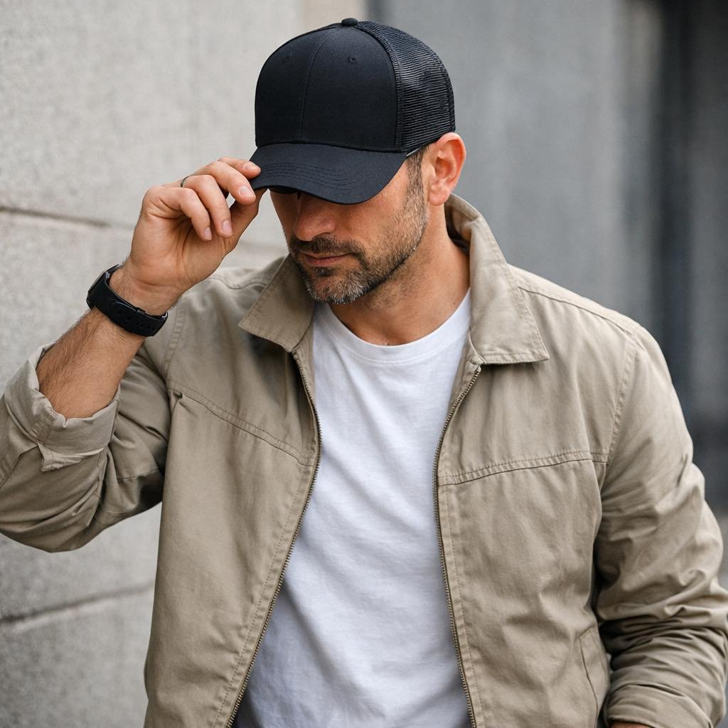 trucker hat for men after 30s